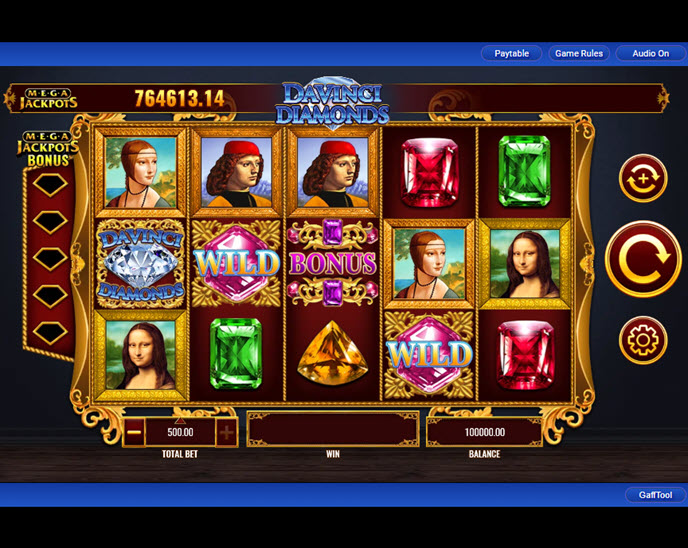 da vinci diamonds megajackpots