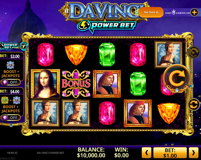 da vinci power bet