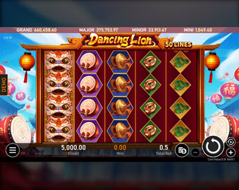 dancing lion (royal slot gaming)