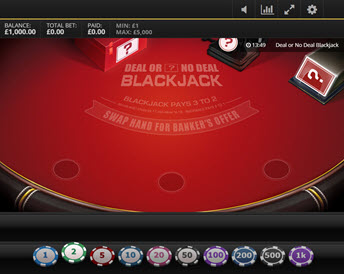 deal or no deal blackjack