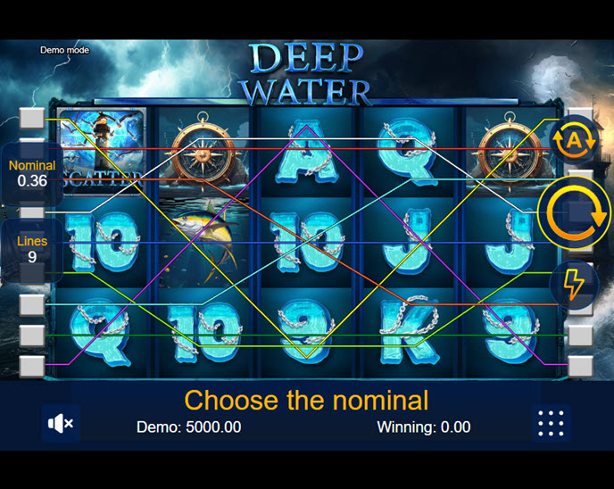 deep water