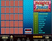 deuces & joker 4 hand poker
