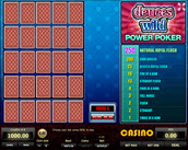 deuces wild 4 hand poker