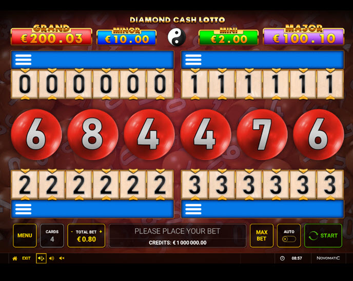 diamond cash lotto