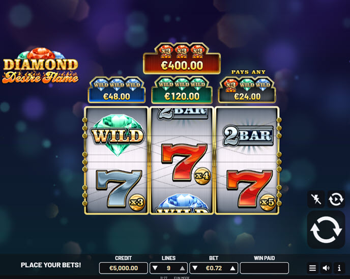 diamond desire flame