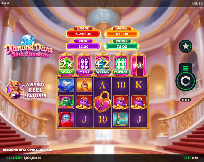 diamond diva oink bonanza