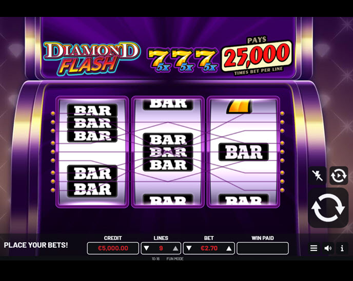 diamond flash (atomic slot lab)