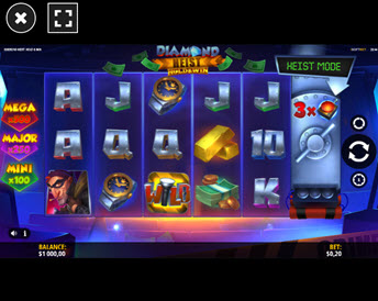 diamond heist hold & win