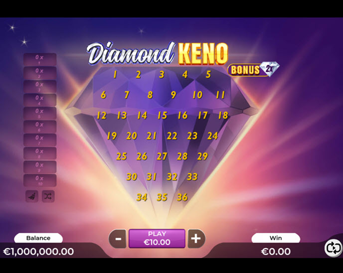 diamond keno
