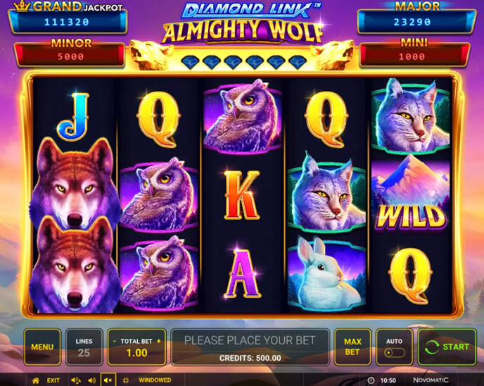 diamond link: almighty wolf