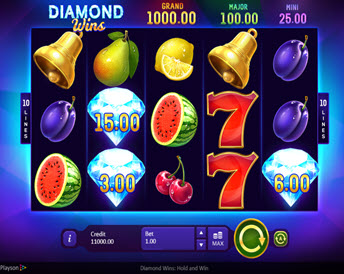 diamond wins: hold and win