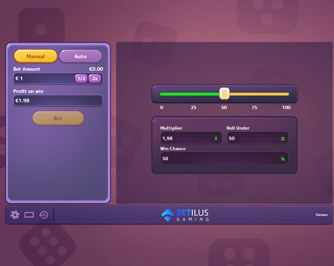 dice (betilus gaming)