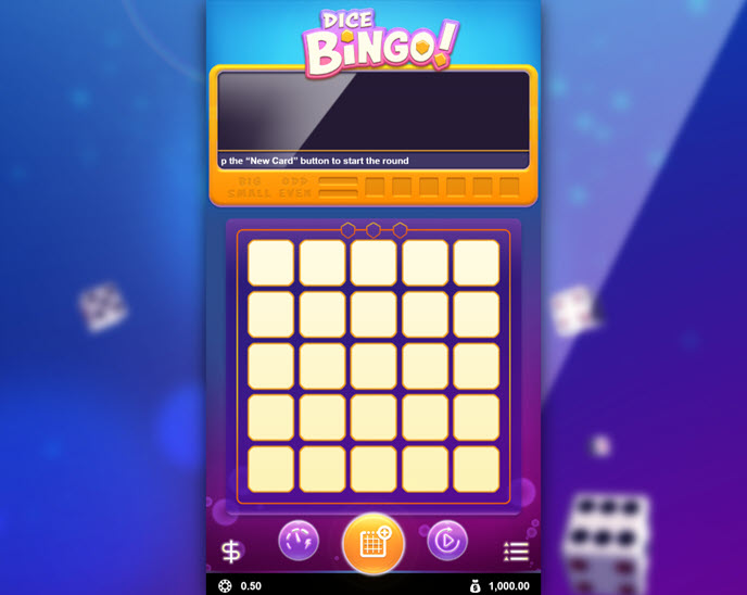 dice bingo
