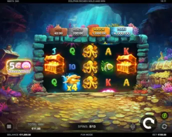 Dolphin Riches Hold and Win