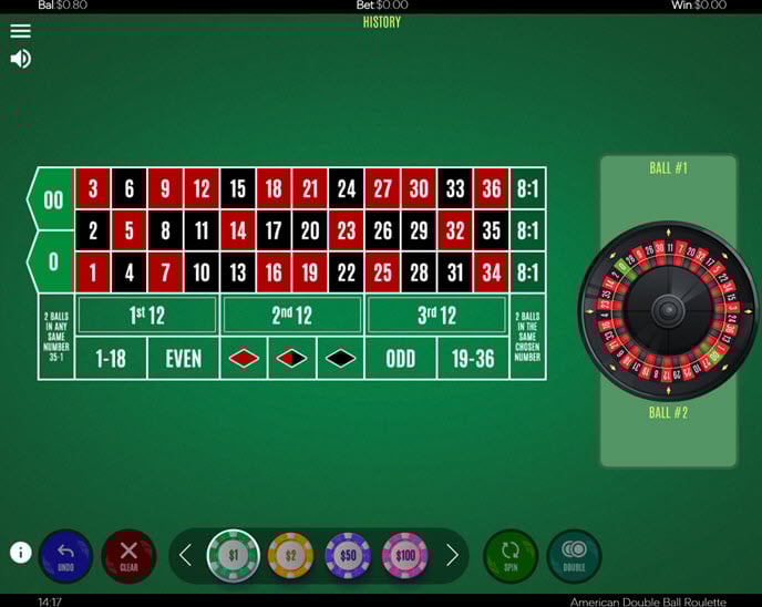 double ball american roulette