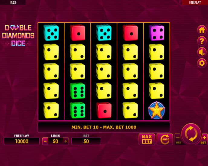 double diamonds dice