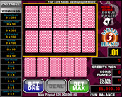 double double bonus poker 3 hands