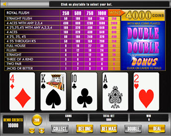 double double bonus poker (betconstruct)