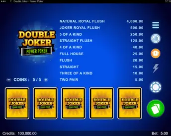 Double Joker – Power Poker