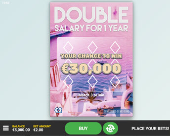 double salary for 1 year