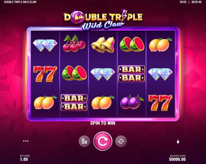double triple wild claw