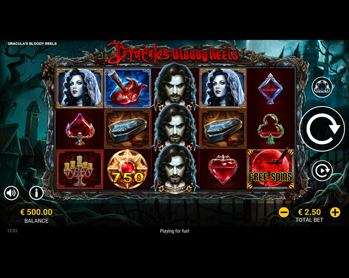 dracula’s bloody reels