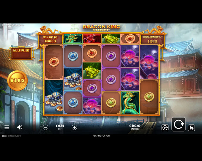 dragon king megaways