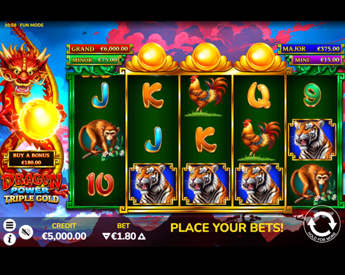 dragon power triple gold