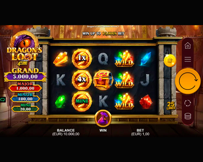 dragon’s loot link&win 4tune