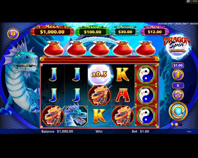 dragon spin cross link water