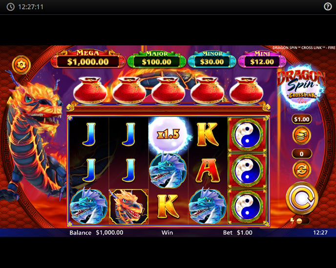 dragon spin crosslink fire
