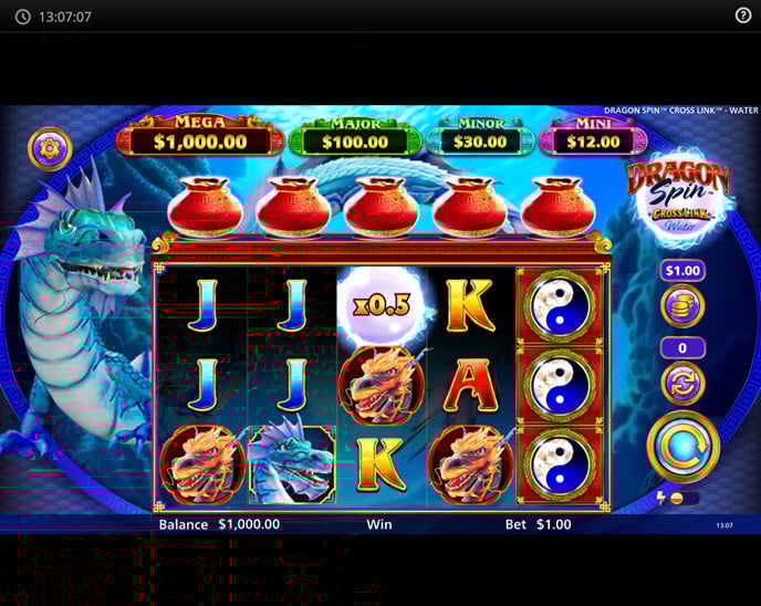 dragon spin crosslink water