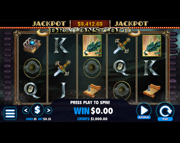 dragons gold (jackpot software)