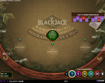 dragons of the north – blackjack