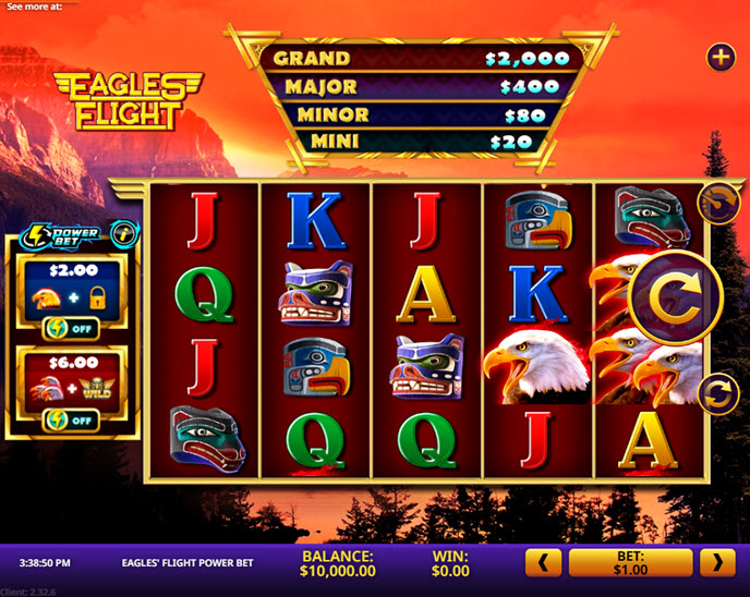 eagles’ flight power bet