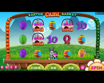 easter cash basket (wizard games)