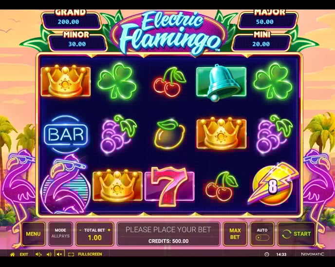 electric flamingo
