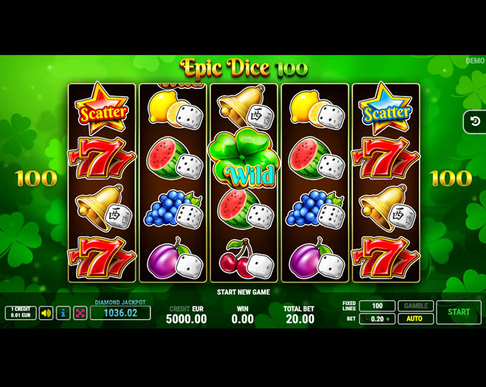 epic dice 100