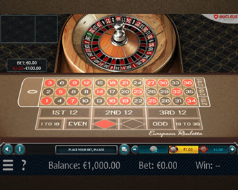 european roulette (nucleus gaming)