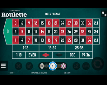 european roulette (gamevy)