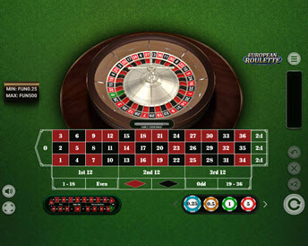 european roulette (platipus)