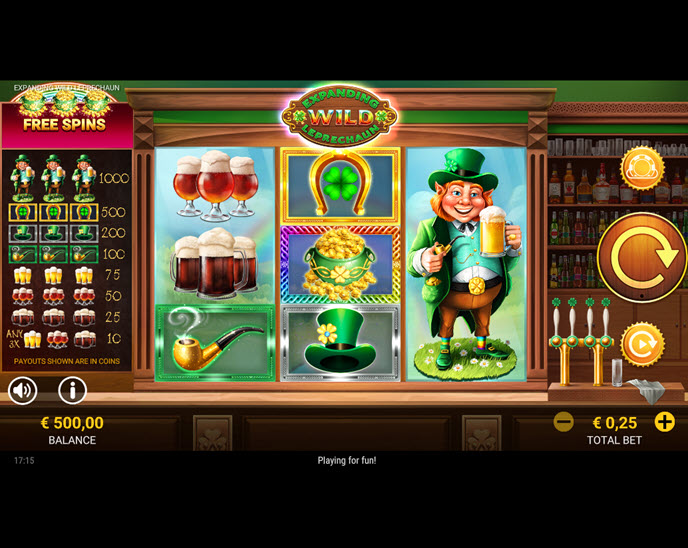 expanding wild leprechaun