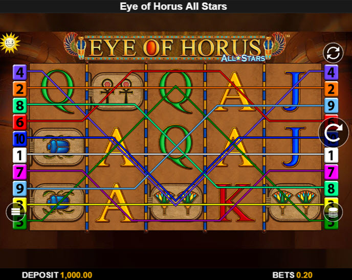 eye of horus all stars