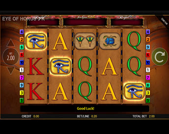eye of horus jackpot king