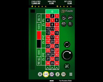 fair roulette slider