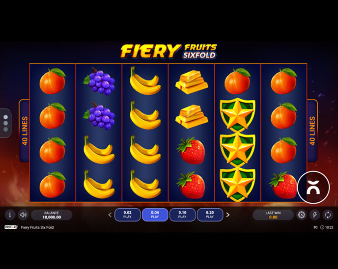 fiery fruits sixfold
