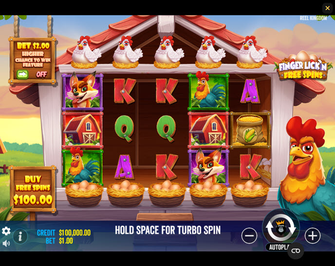 finger licking freespins