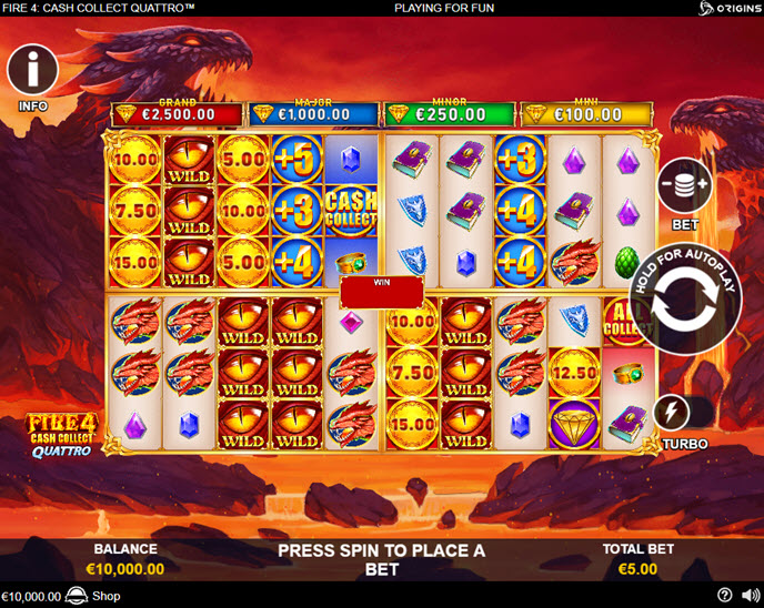 fire 4 cash collect quattro