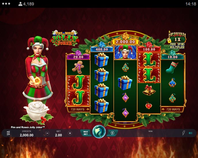 fire and roses jolly joker