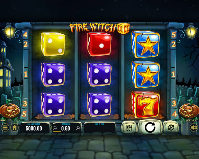 fire witch dice